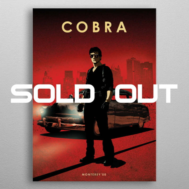 Displate Metall-Poster "Cobra with Monterey 50"*AUSVERKAUFT*